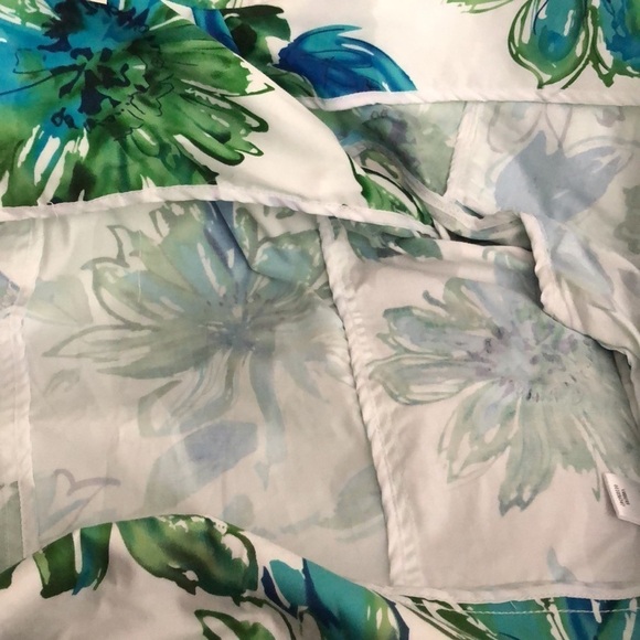 Coldwater Creek‎ Snap-up Water Color Print Jacket - Picture 9 of 12